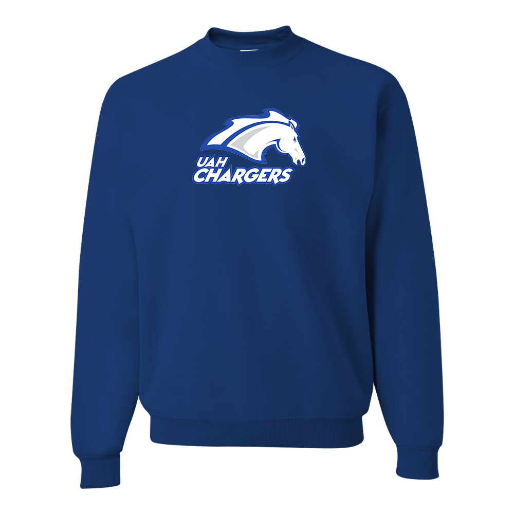Men's Alabama Huntsville Chargers JERZEES NuBlend Crewneck Sweatshirt