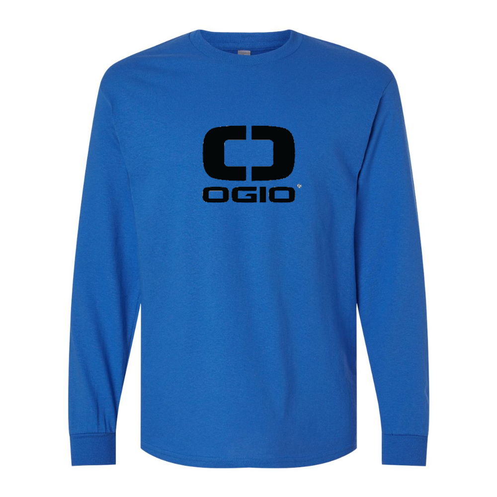 Men's Ogio Vertical   Gildan Heavy Cotton Long Sleeve T-Shirt