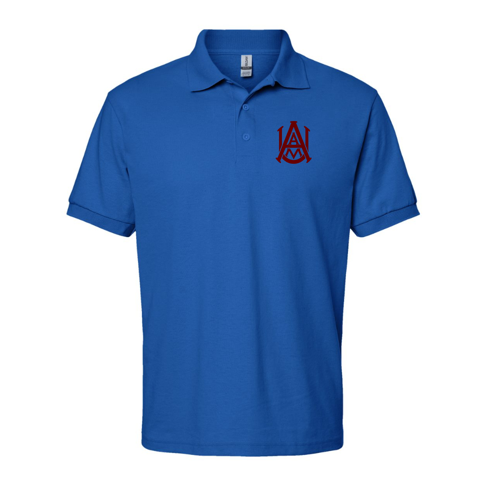 Men's Alabama AM Bulldogs Gildan Dry Blend Jersey Polo