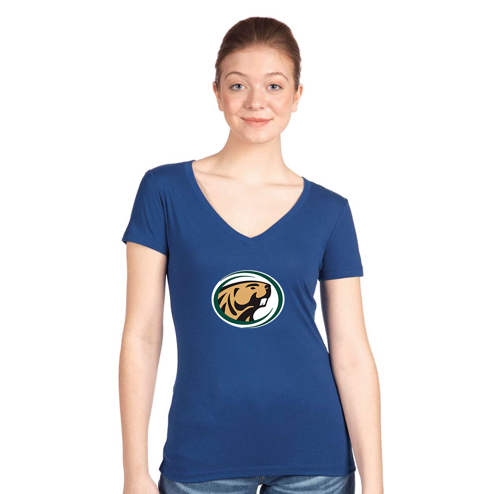 Women's  Bemidji State Beavers Next Level V-Neck T-Shirt