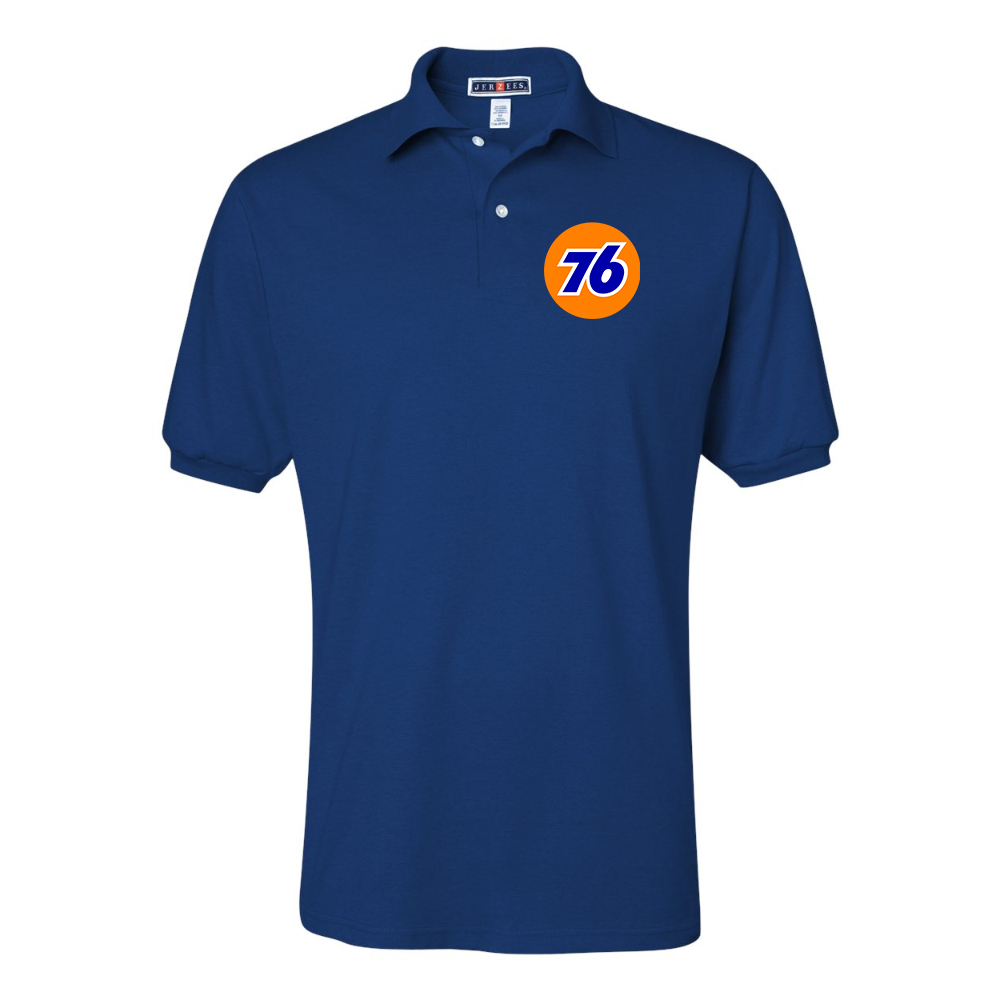 Men's 76 Gas Station JERZEES  SpotShield polo