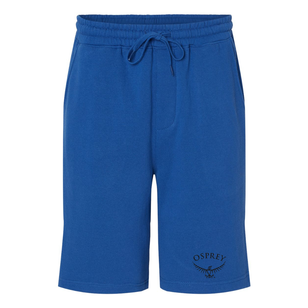 Men's Osprey Black Independent Trading Co Midweight Fleece Shorts