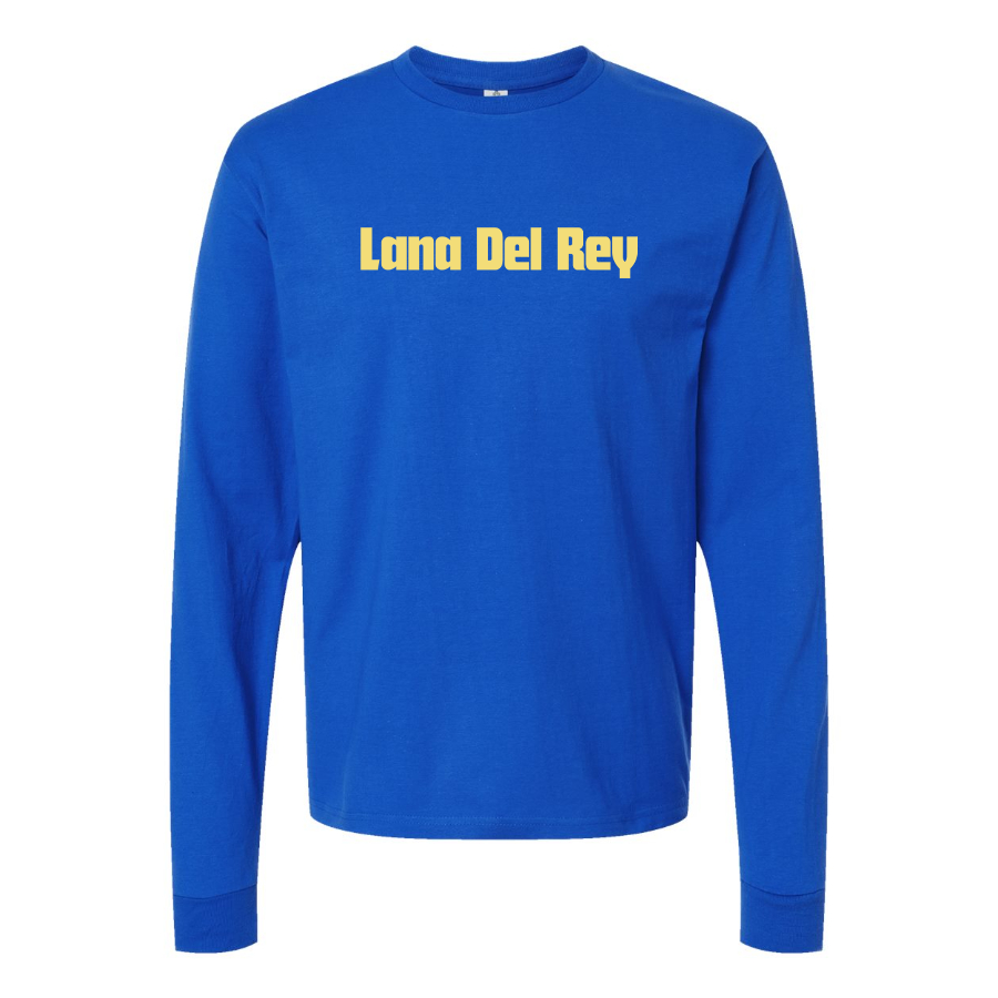 Men's Lana Del Rey Logo Cotton Long Sleeve T-Shirt