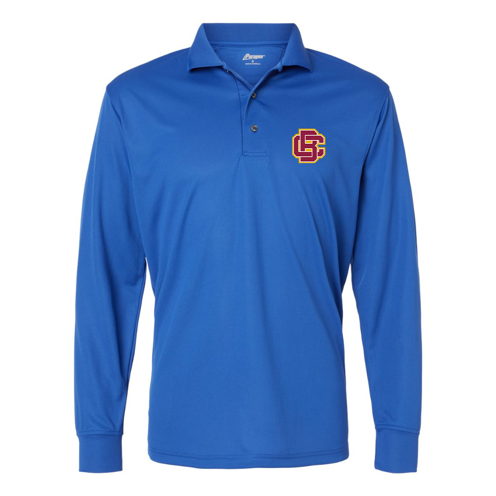 Men's  Bethune Cookman Wildcats Paragon Prescott Long Sleeve Polo