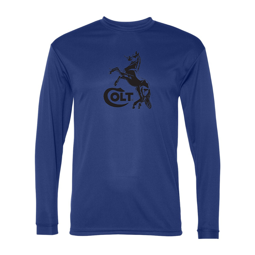Men's  Colt Horse  Performance Long Sleeve T-Shirt