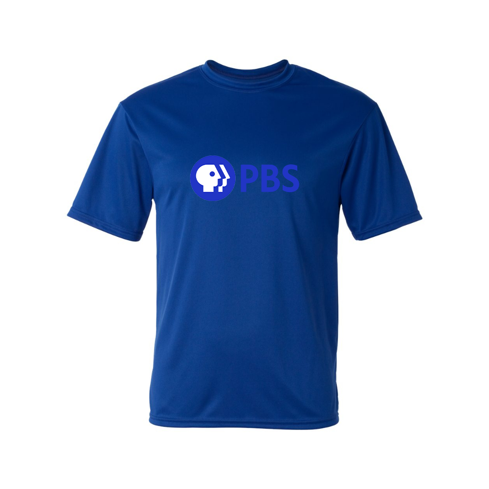 Men's  PBS Blue Performance T-Shirt