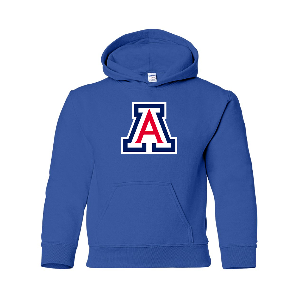 Youth  Arizona Wildcats Gildan Heavy Blend  Hooded Sweatshirt