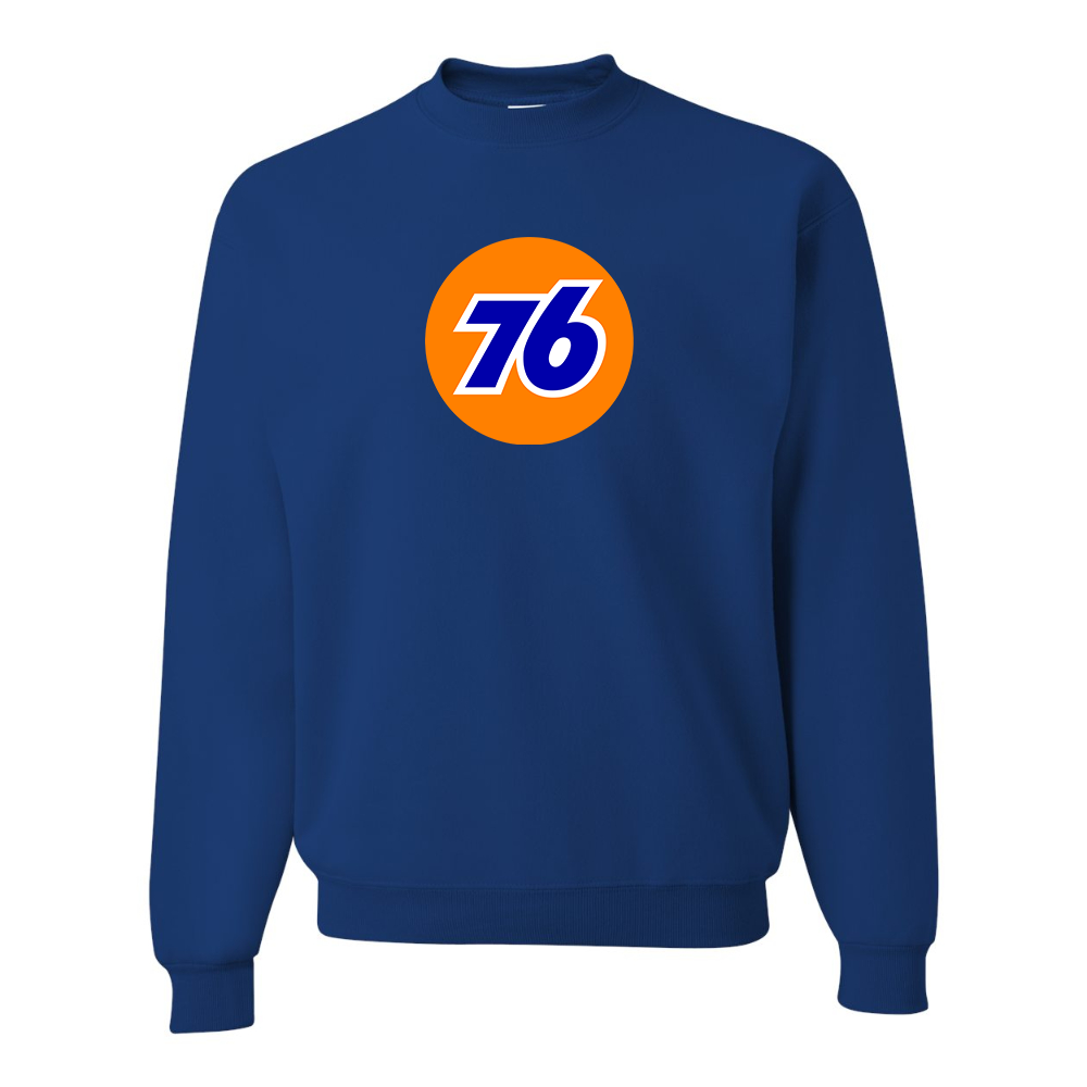 Men's 76 Gas Station  JERZEES NuBlend Crewneck Sweatshirt