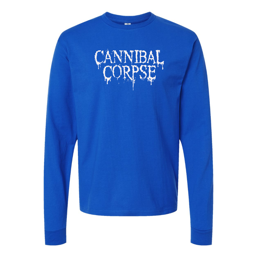 Men's  Cannibal Corpse Logo Cotton Long Sleeve T-Shirt