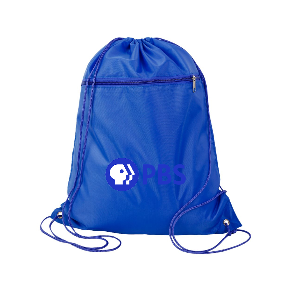 PBS Blue  Q-Tees - Polyester Cinchpack