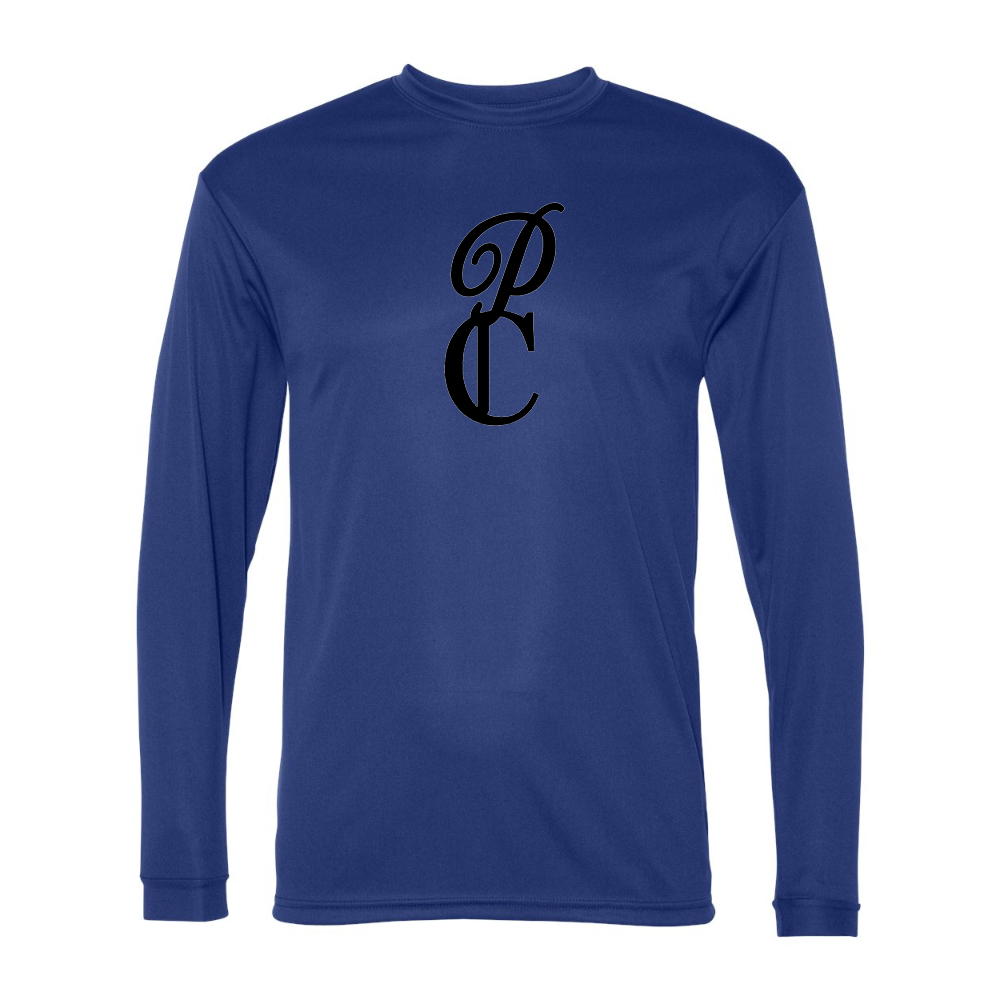 Men's P & C Black   Performance Long Sleeve T-Shirt