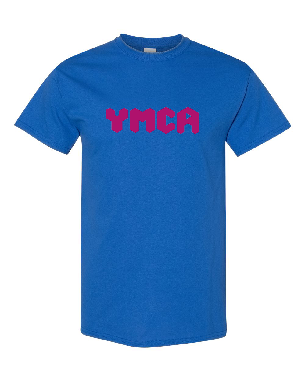 Men's  YMCA Mauve Gildan Heavy Cotton T-Shirt