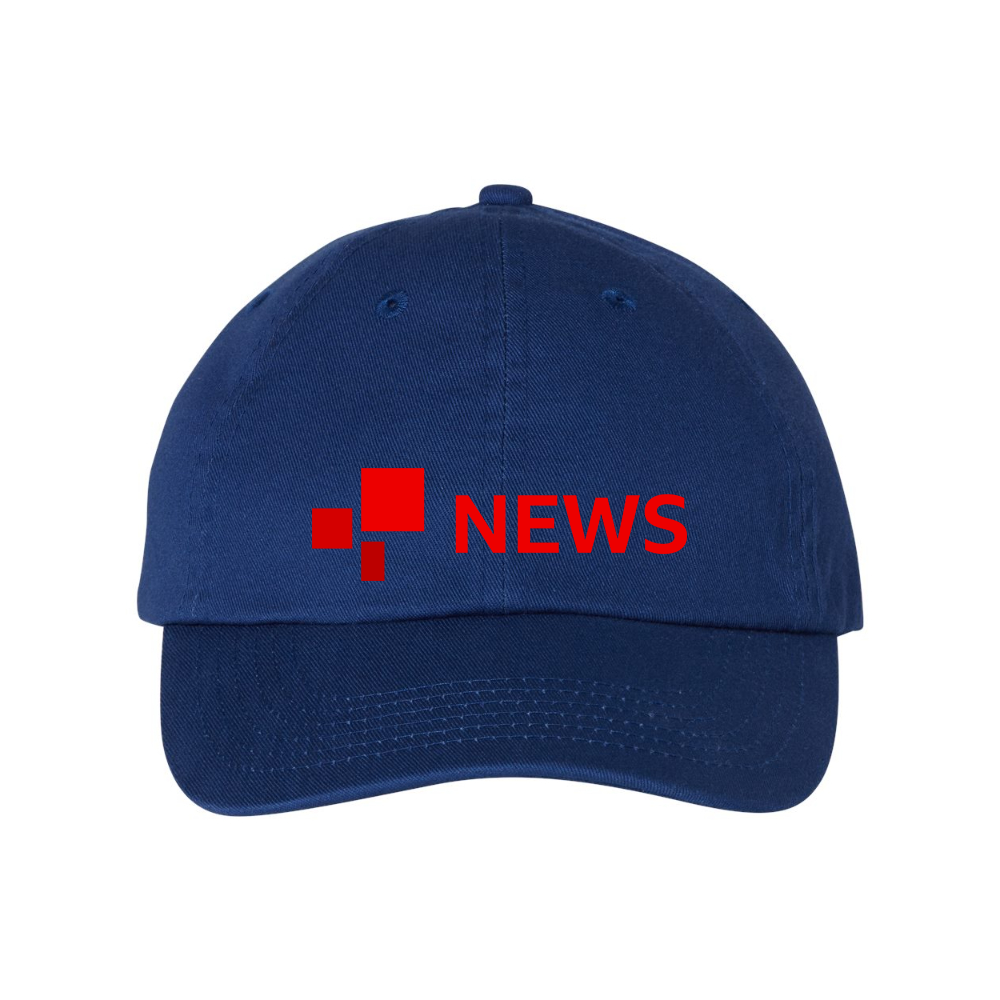 BBC News Valucap Adult Bio-Washed Classic Dad Hat