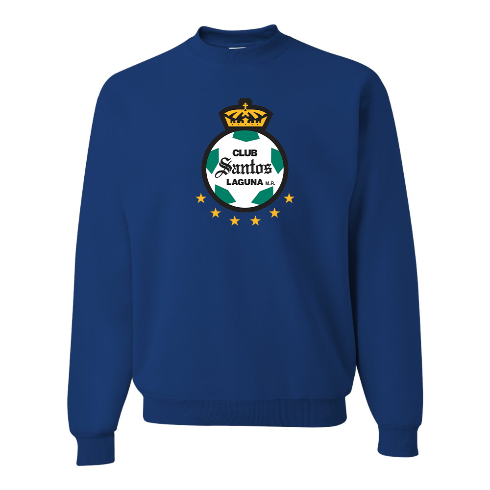 Men's Santos Laguna Soccer  JERZEES NuBlend Crewneck Sweatshirt