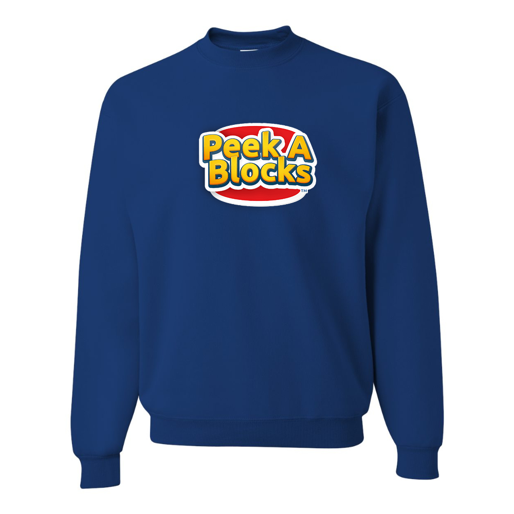 Men's Peek A Blocks JERZEES NuBlend Crewneck Sweatshirt