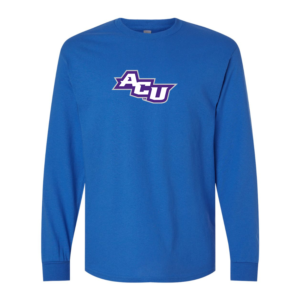 Men's Abilene Christian Wildcats   Gildan Heavy Cotton Long Sleeve T-Shirt
