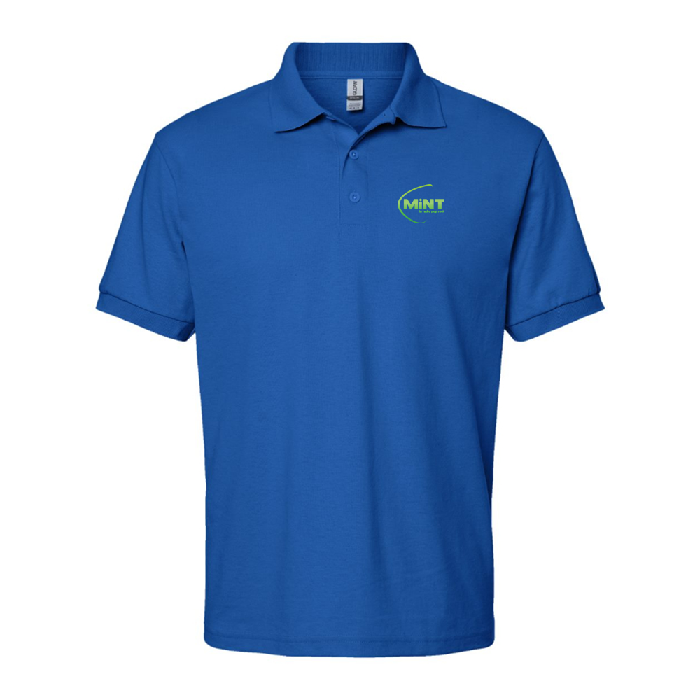 Men's Mint Radio Logo Dry Blend Polo