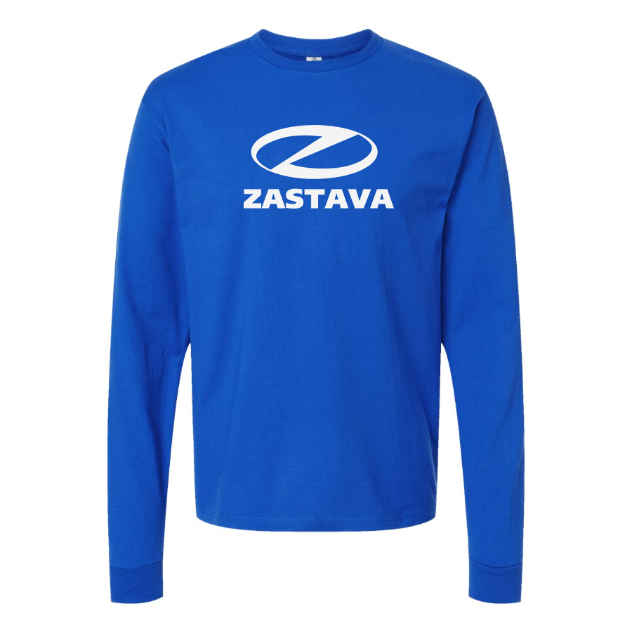 Men's Zastava Logo  Cotton Long Sleeve T-Shirt