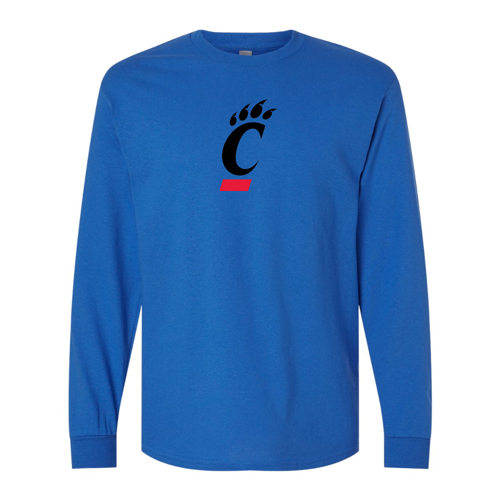 Men's Cincinnati Bearcats Gildan Heavy Cotton Long Sleeve T-Shirt