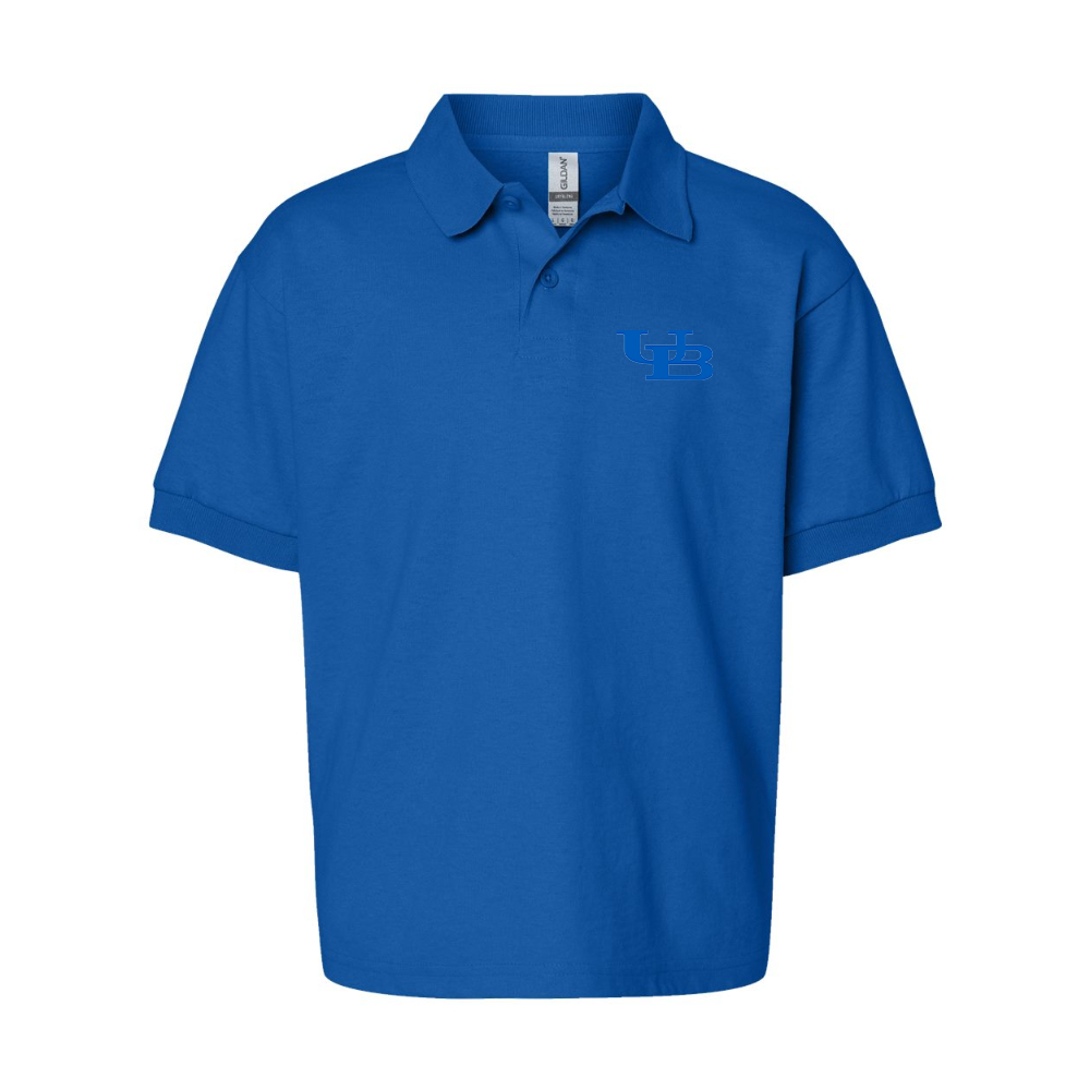 Youth Buffalo Bulls  Gildan Dry Blend Jersey Polo