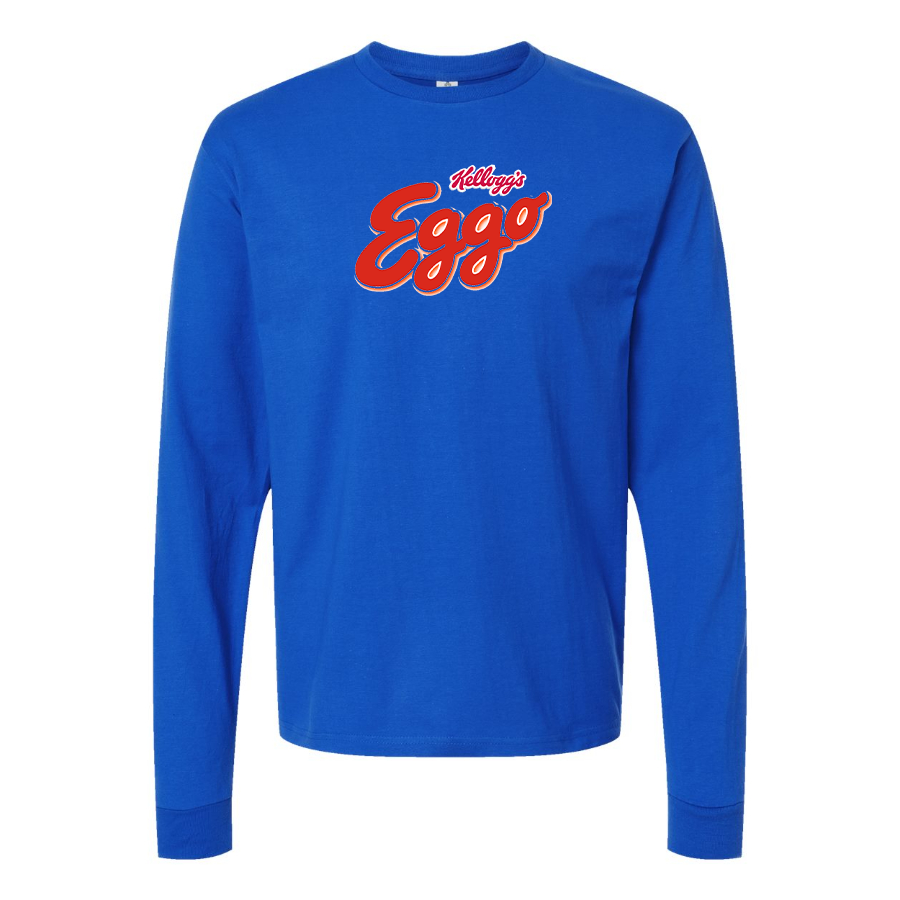Men's Eggo Logo Cotton Long Sleeve T-Shirt
