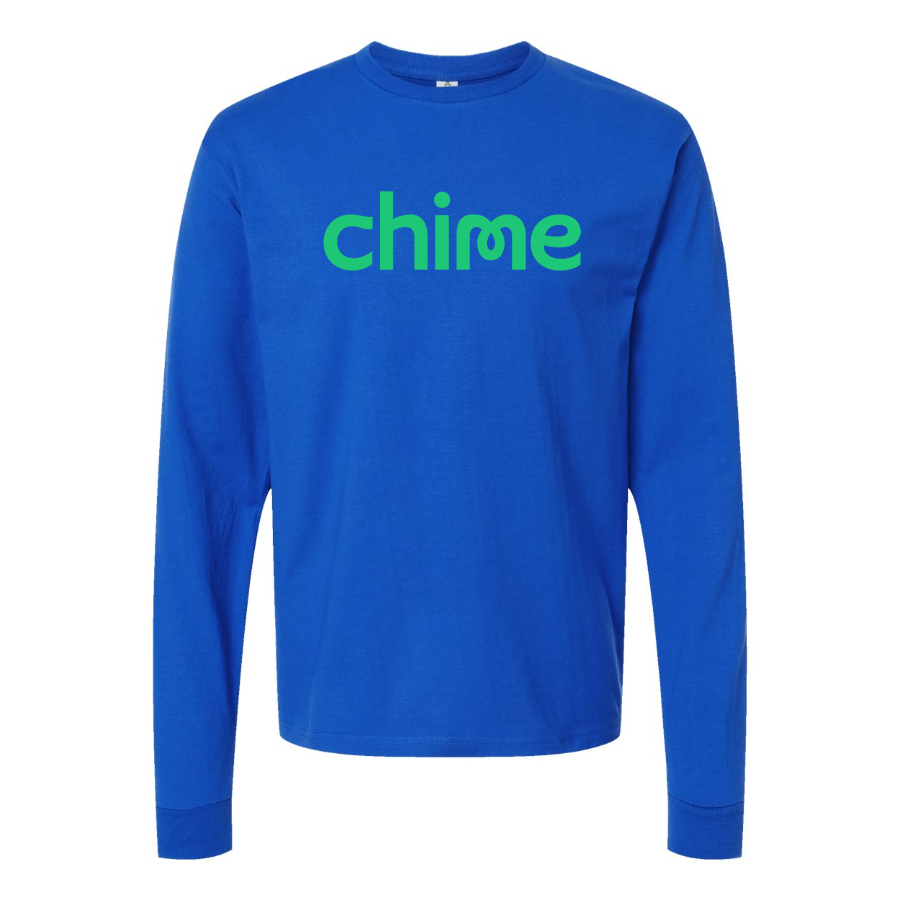 Men's Chime Logo Cotton Long Sleeve T-Shirt