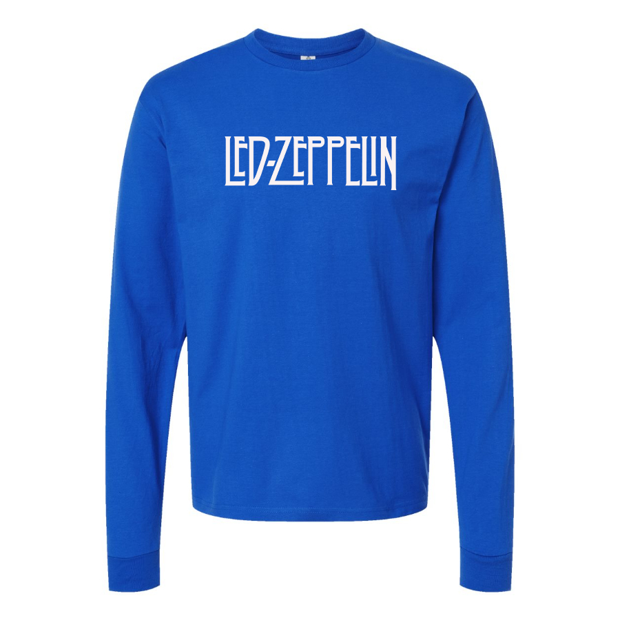 Men's Led Zeppelin Logo Cotton Long Sleeve T-Shirt