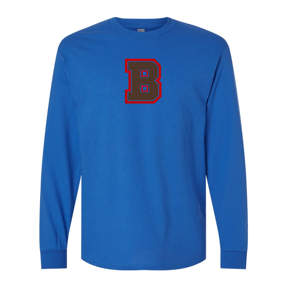 Men's Brown Bears Gildan Heavy Cotton Long Sleeve T-Shirt