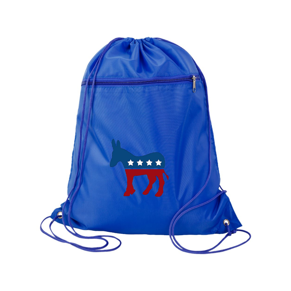 Democrat Election Symbol Q-Tees - Polyester Cinchpack