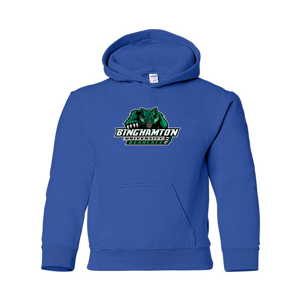 Youth  Binghamton Bearcats  Gildan Heavy Blend  Hooded Sweatshirt