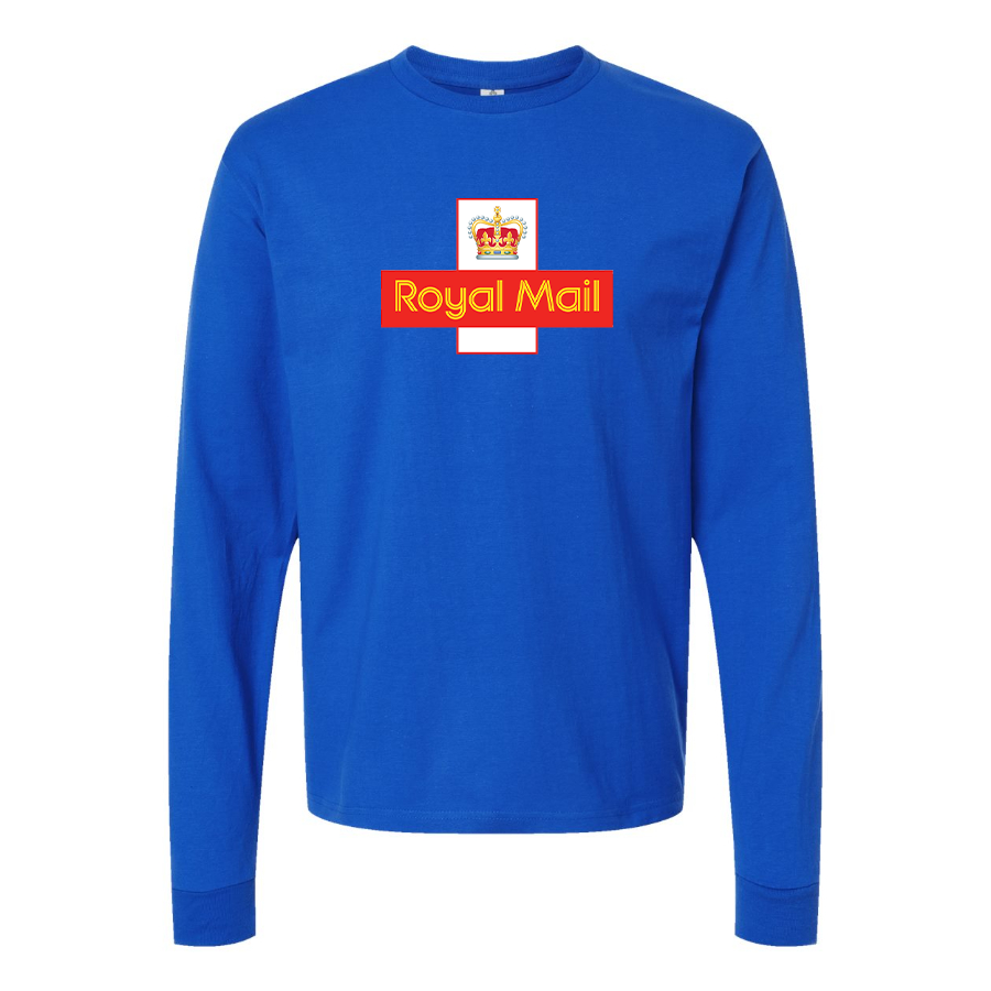 Men's  Royal Mail    Logo Cotton Long Sleeve T-Shirt