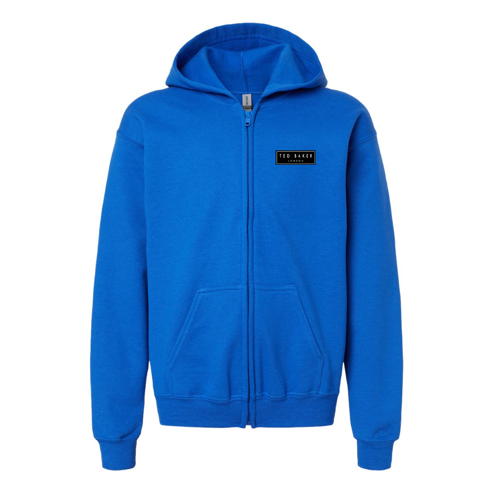 Youth  Ted Baker Gildan Heavy Blend Full Zip Hooded Sweatshirt