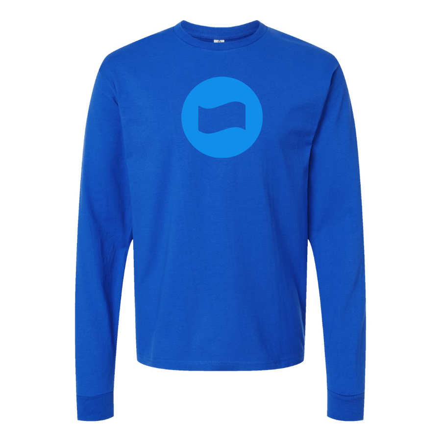 Men's Dana  Logo Cotton Long Sleeve T-Shirt