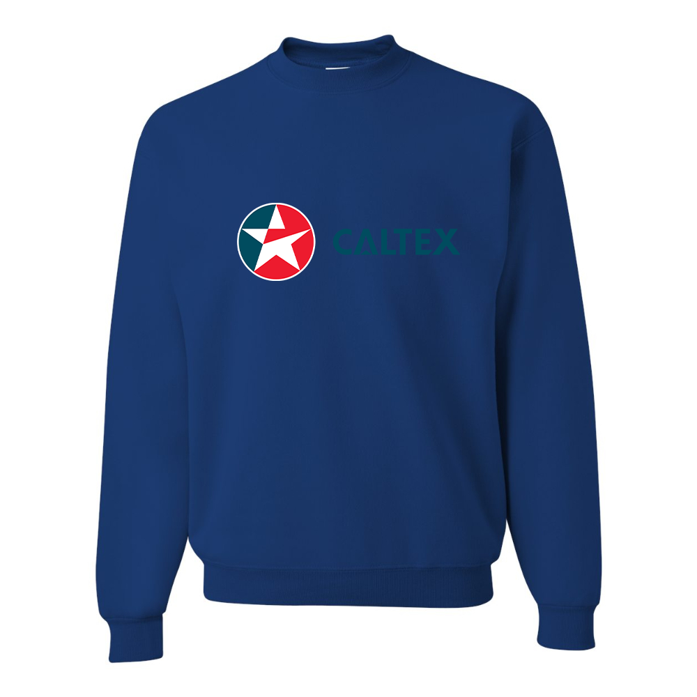 Men's  Caltex Gas Station  JERZEES NuBlend Crewneck Sweatshirt