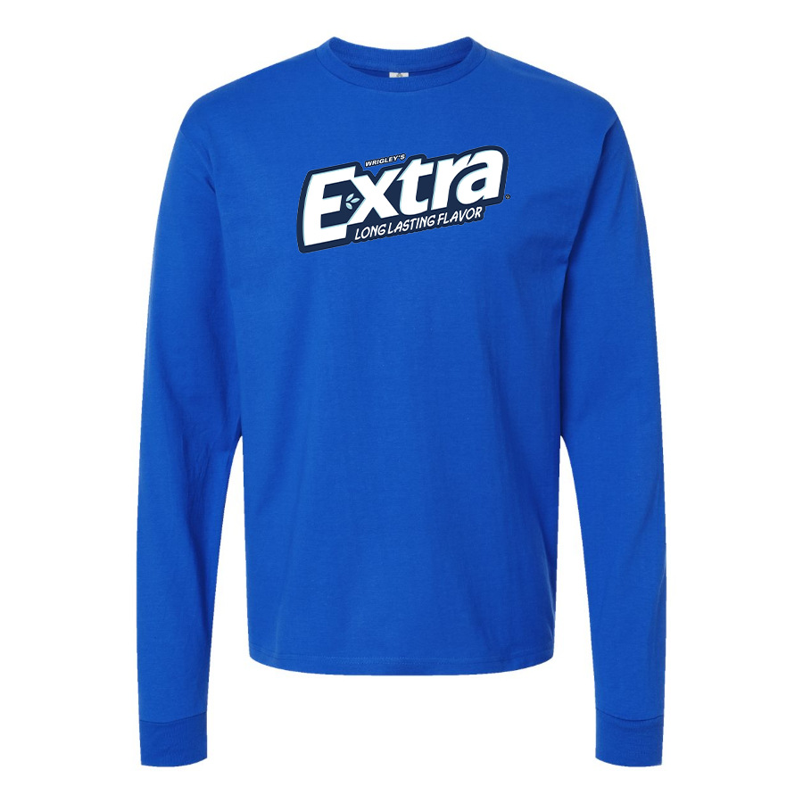 Men's Extra Gum Logo Cotton Long Sleeve T-Shirt