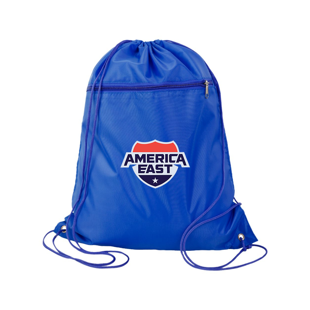 America East Conference Q-Tees - Polyester Cinchpack