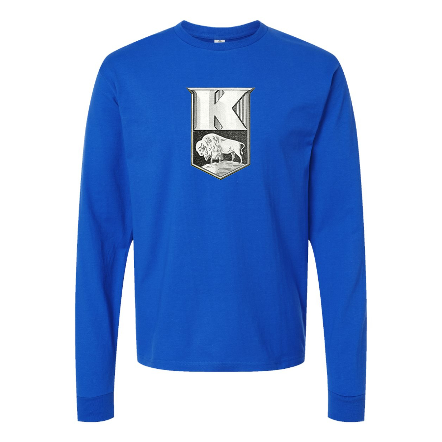 Men's Kaiser  Logo Cotton Long Sleeve T-Shirt