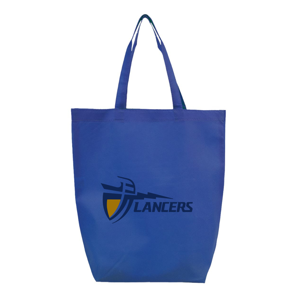 California Baptist Lancers Q-Tees Non-Woven Gusset Bottom Tote