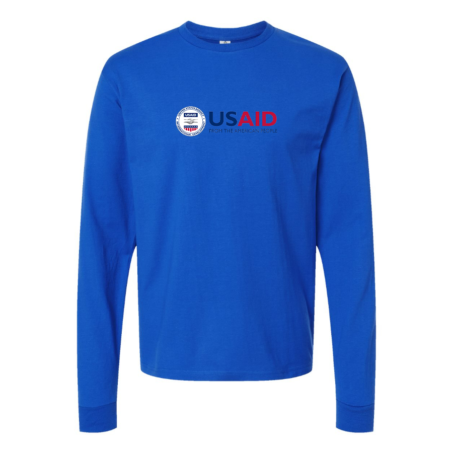 Men's  USAid Cotton Long Sleeve T-Shirt