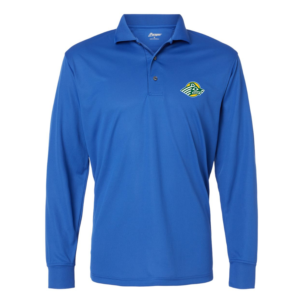 Men's Alaska Anchorage Seawolves   Paragon Prescott Long Sleeve Polo