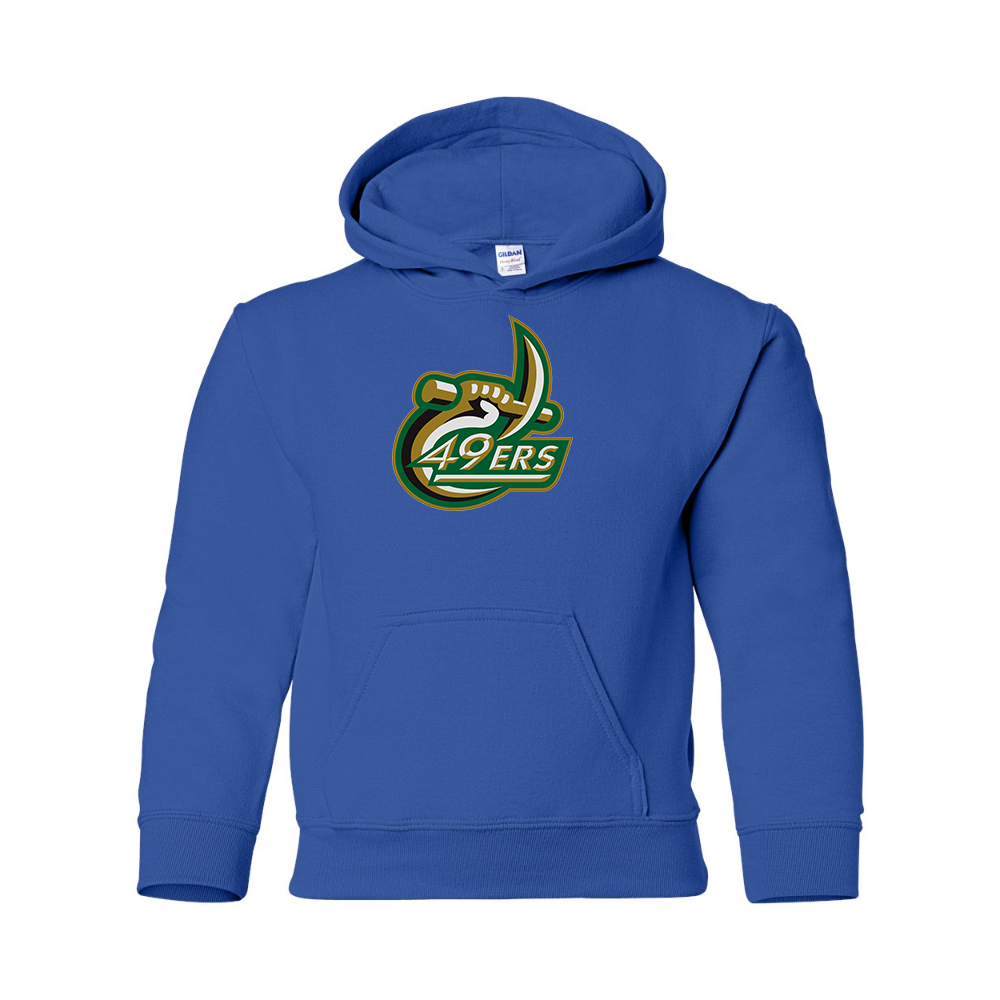 Youth  Charlotte 49ers Gildan Heavy Blend  Hooded Sweatshirt