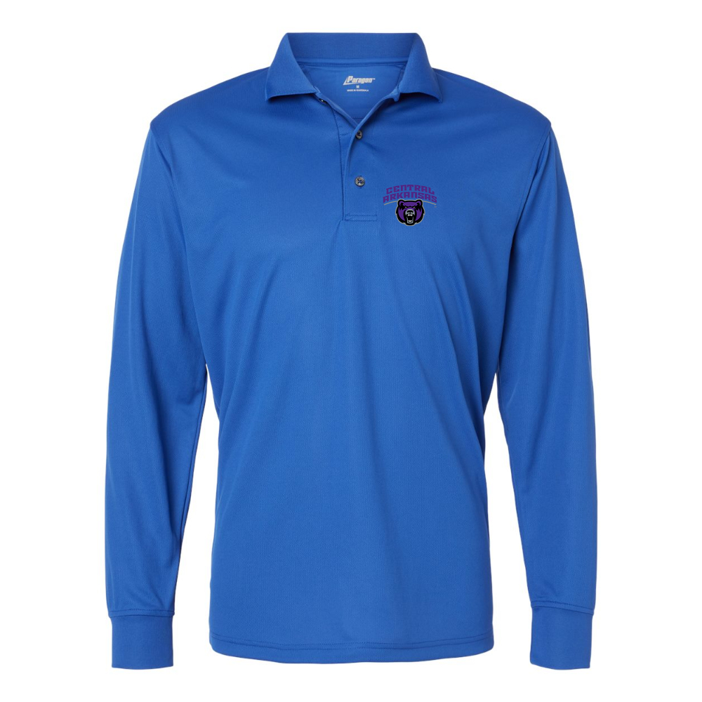 Men's  Central Arkansas Bears  Paragon Prescott Long Sleeve Polo