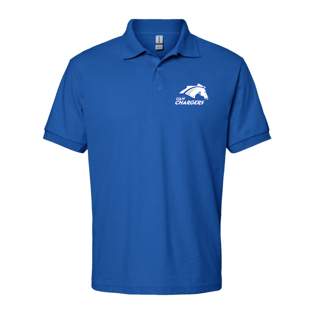Men's Alabama Huntsville Chargers Wildcats Dry Blend Jersey Polo