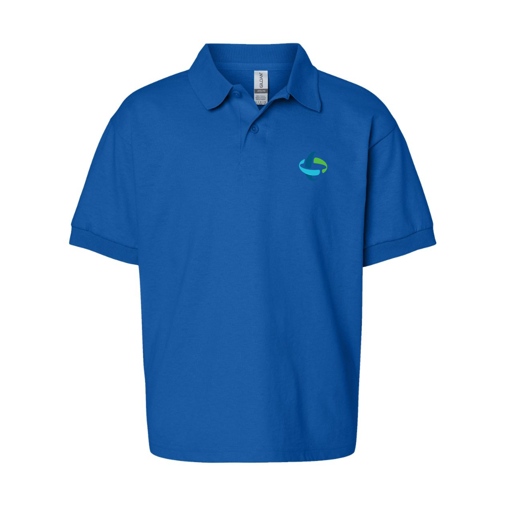 Youth  Duke Energy Gildan Dry Blend Jersey Polo
