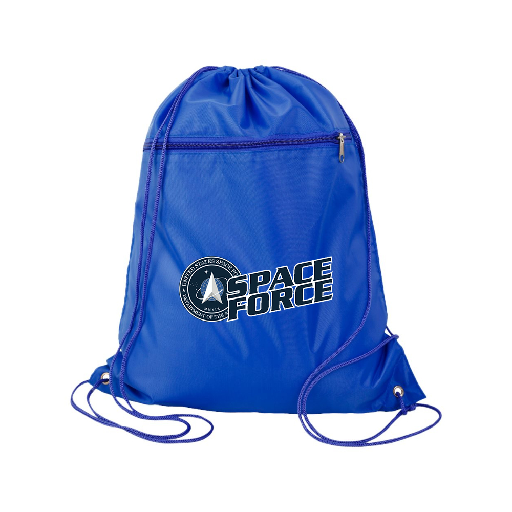 Space Force Q-Tees - Polyester Cinchpack