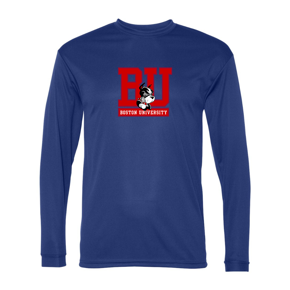 Men's Boston University Terriers Performance Long Sleeve T-Shirt