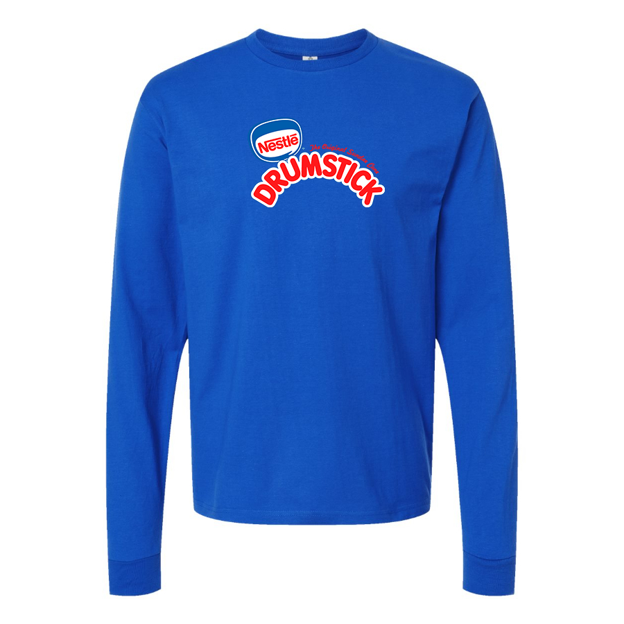 Men's Drumstick Logo Cotton Long Sleeve T-Shirt