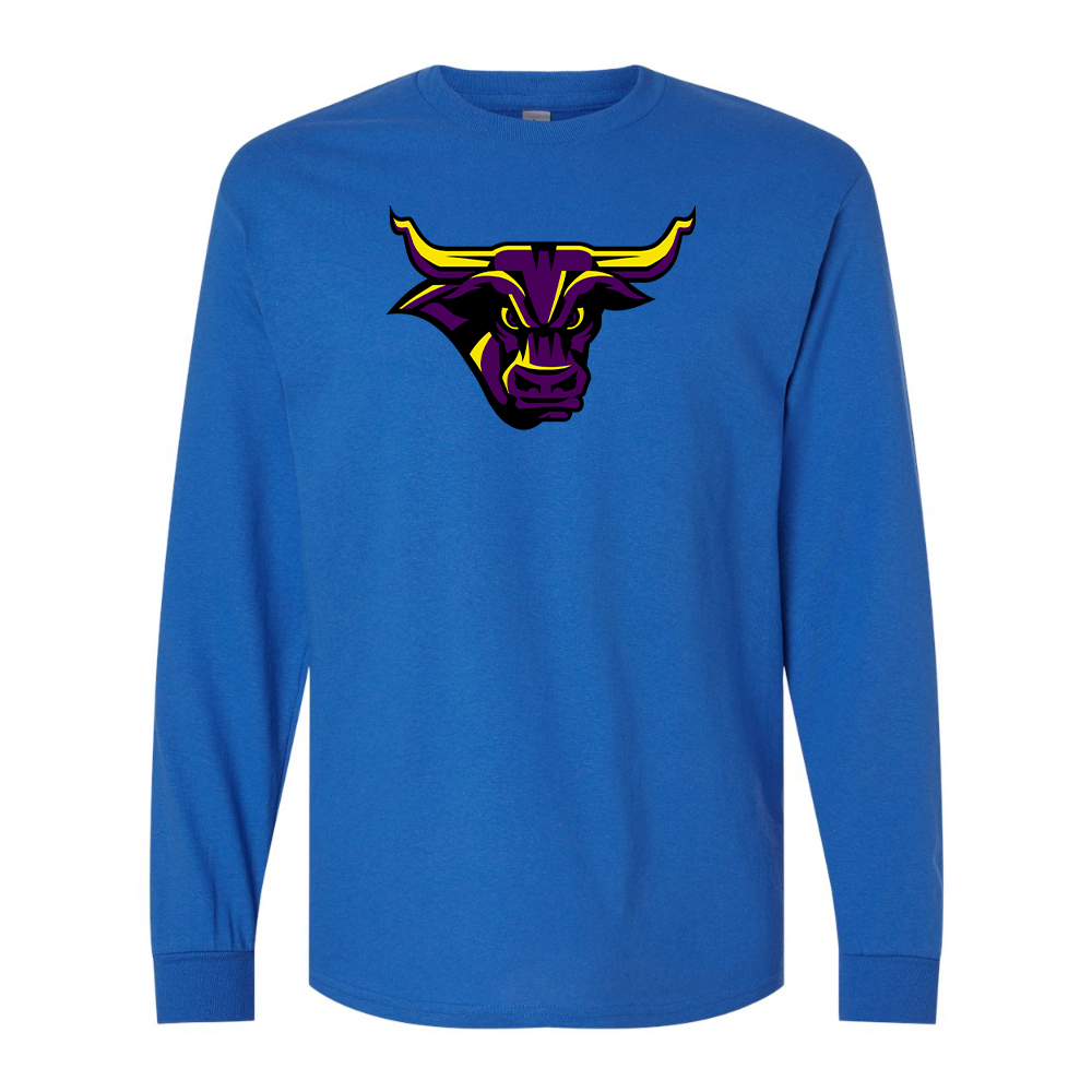 Men's Minnesota State Mavericks Gildan Heavy Cotton Long Sleeve T-Shirt
