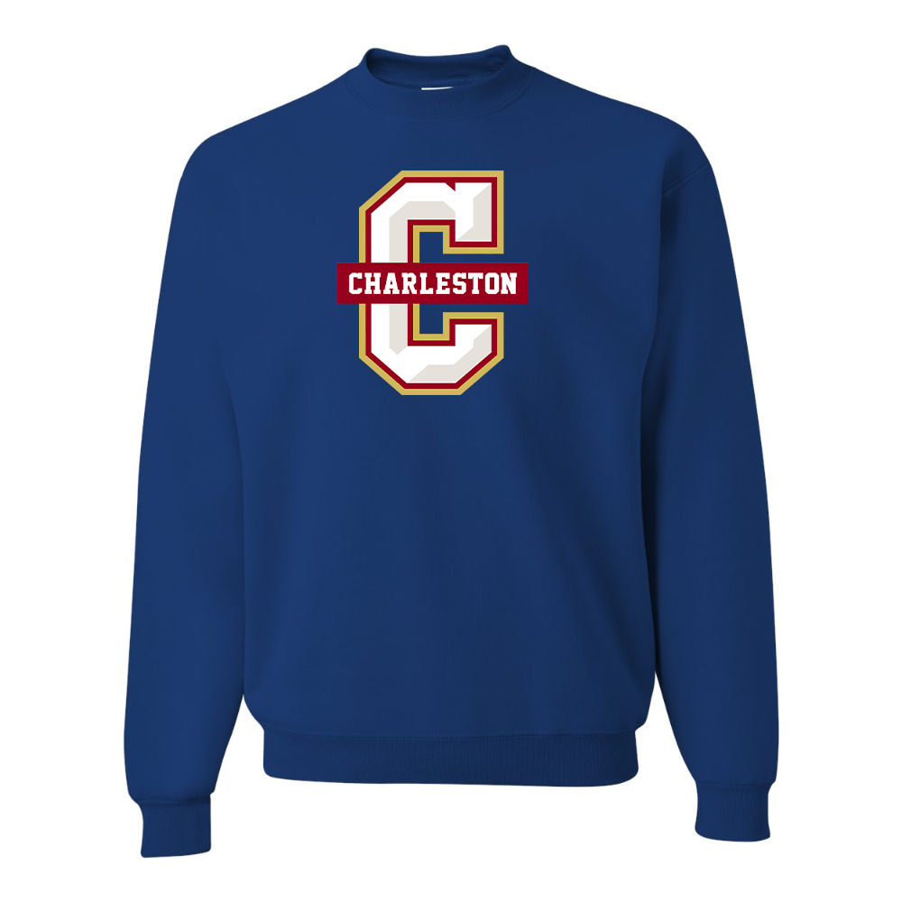 Men's Charleston Cougars JERZEES NuBlend Crewneck Sweatshirt