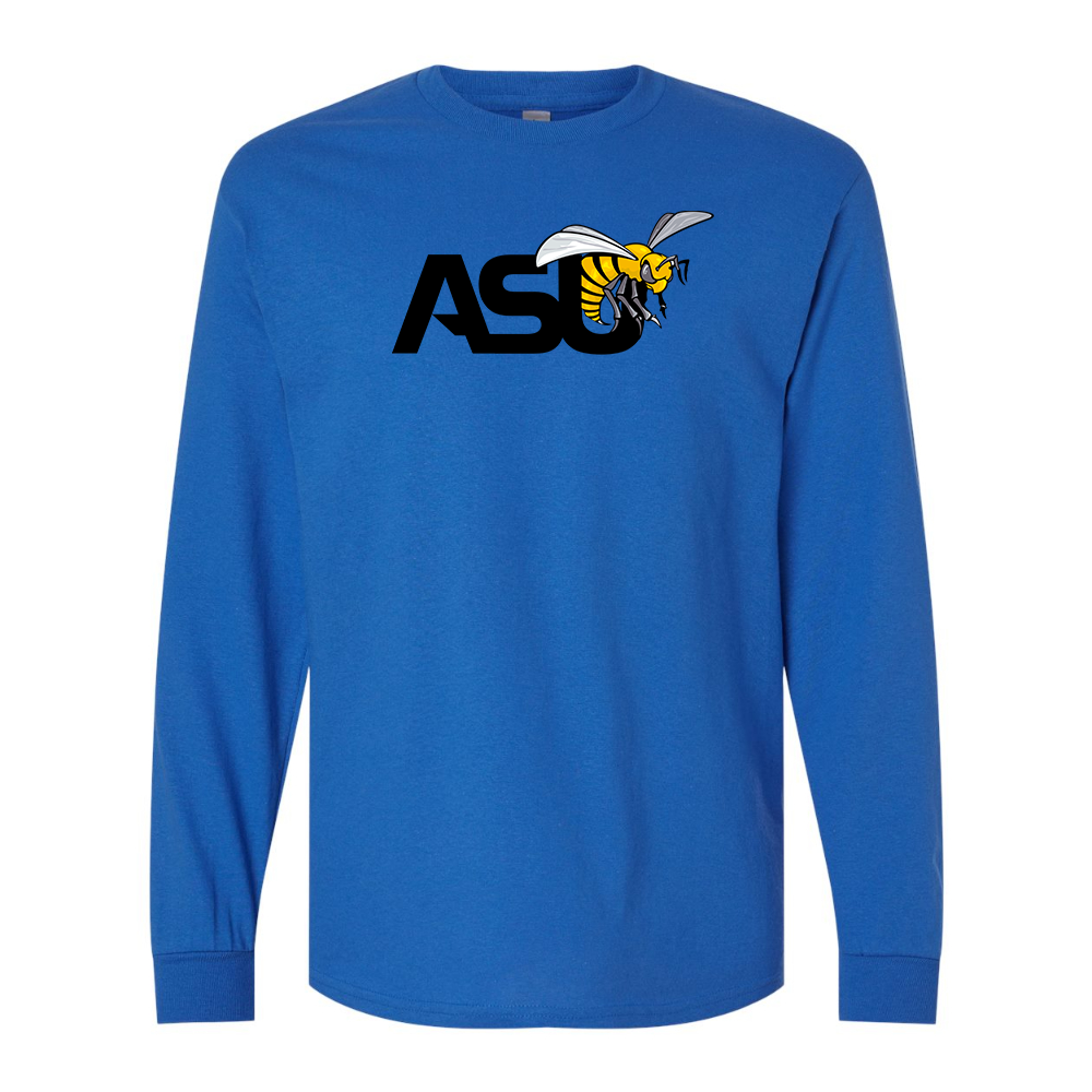 Men's Alabama State Hornets Gildan Heavy Cotton Long Sleeve T-Shirt